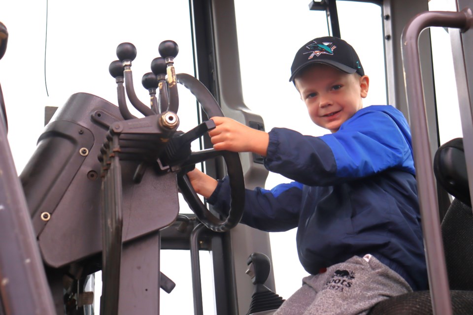 Habitat for Humanity's third annual Touch a Truck brought hundreds to the Cambrian Mall parking lot on Saturday.