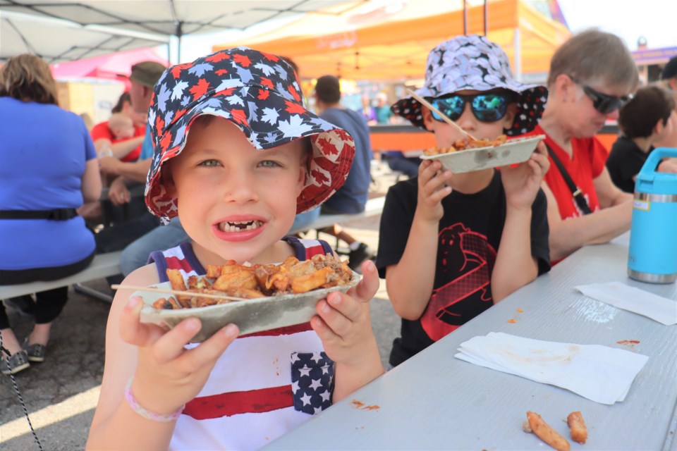 Residents helped celebrate the Canada Day weekend by stopping in at the Ermatinger Clergue National Historic Site for Poutine Feast on Jul. 1, 2023.