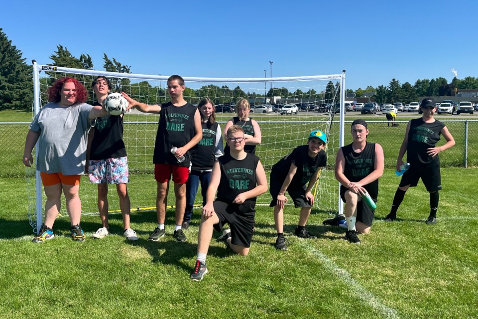 White Pines students in the DARE Program brought home two silver medals in soccer and bocce after making a successful appearance at the Special Olympics in Chatham-Kent last month.