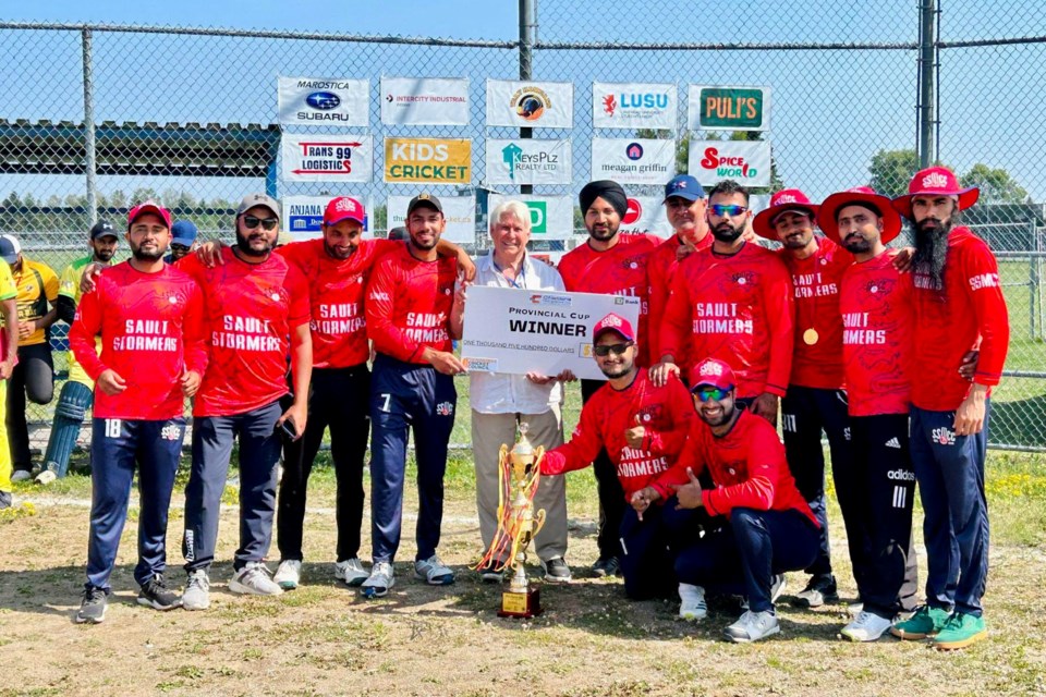 The Sault Stormers cricket team won the Thunder Bay Provincial Cup on July 2.