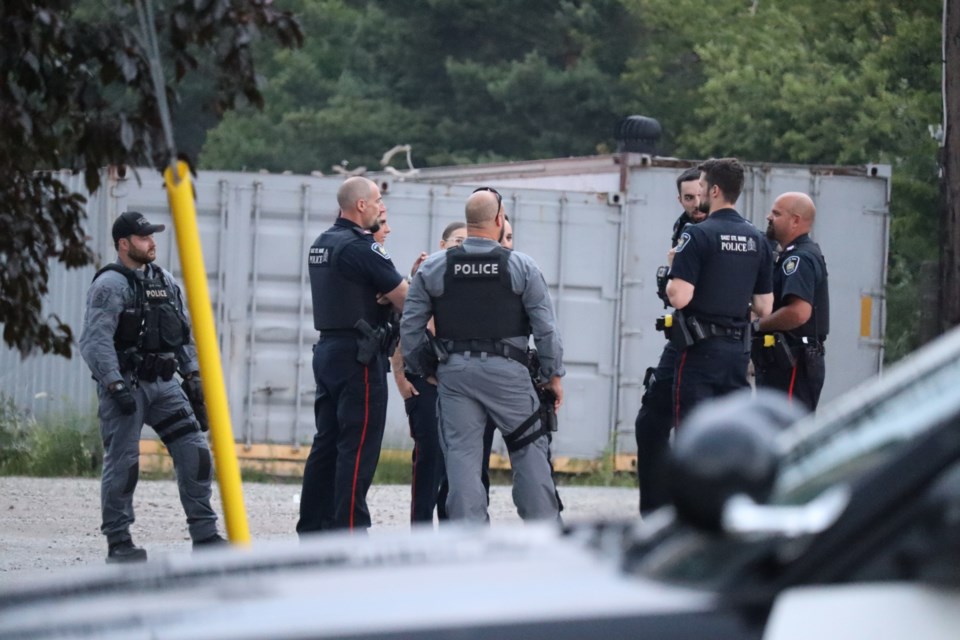 Sault Police had their weapons drawn outside of Women in Crisis for an incident on July 15, 2023