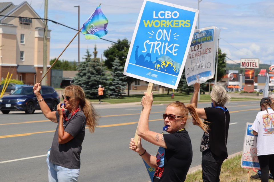 LCBO employees in Sault Ste. Marie are among the 10,000 across Ontario who have been on the picket lines for 13 days.