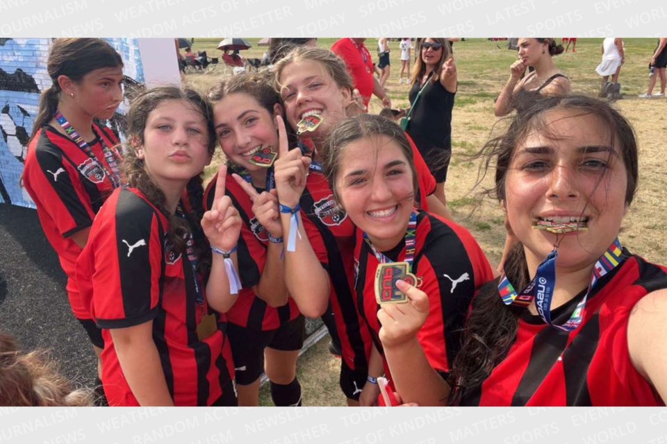 Thanks to their strong work ethic and inspiring teamwork capabilities, members of the Sault United U14 girls soccer team captured a championship win at the USA Cup in Minnesota last week.