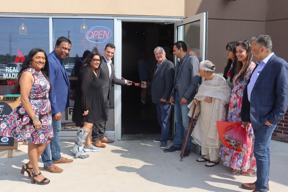 Long-time Indian restauranteur Neeta Marwah celebrated the grand opening of Noodlebox in The Shoppes on TransCanada with friends, family, and dignitaries on July 24, 2023