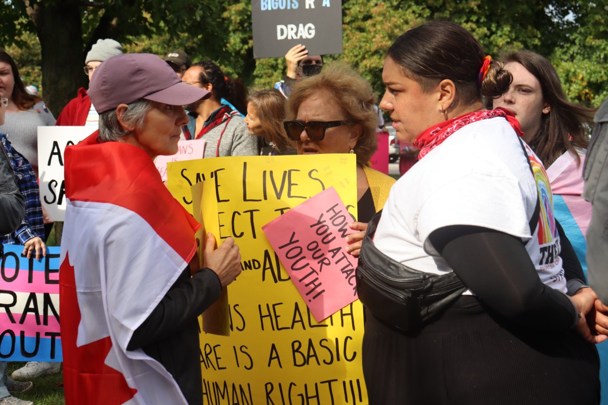 Video Protesters Clash At City Hall Over Sex Education Sault Ste Marie News 