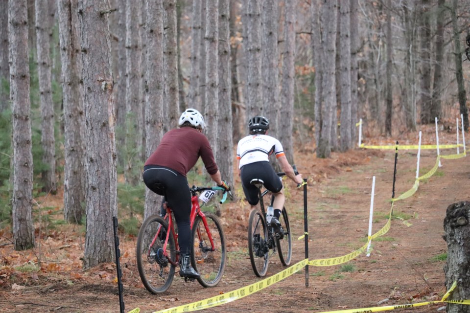 The Sault Cycling Club hosted a cyclocross event for racers of all ages at the Crimson Ridge Golf Course on Nov. 6, 2022.