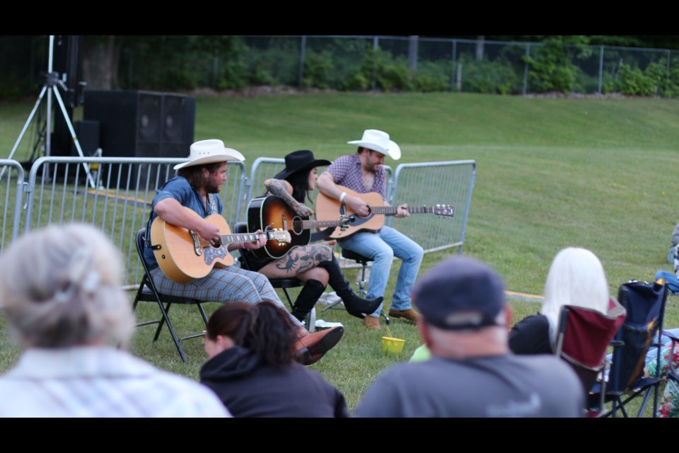 Friday night at the Go North Music Festival