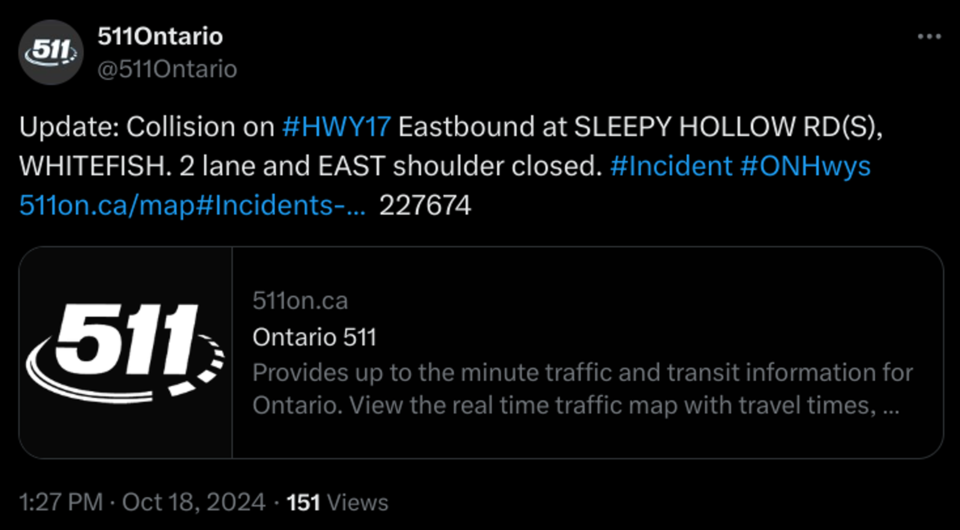 2024-10-18-ontario-511-rd-closure-hwy-17