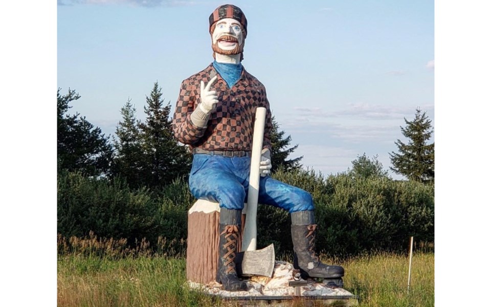 This iconic lumberjack statue in northern Ontario needs fixing - Sault ...