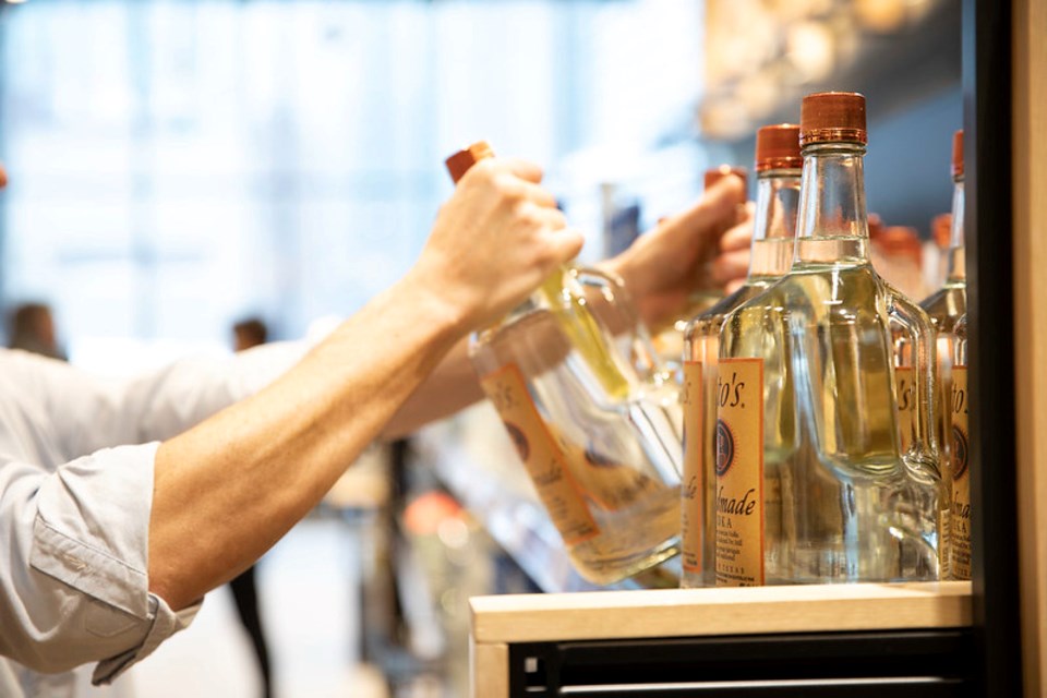 American liquor has been taken off the shelves across the province, but the LCBO is tight-lipped about where it's actually being stored.