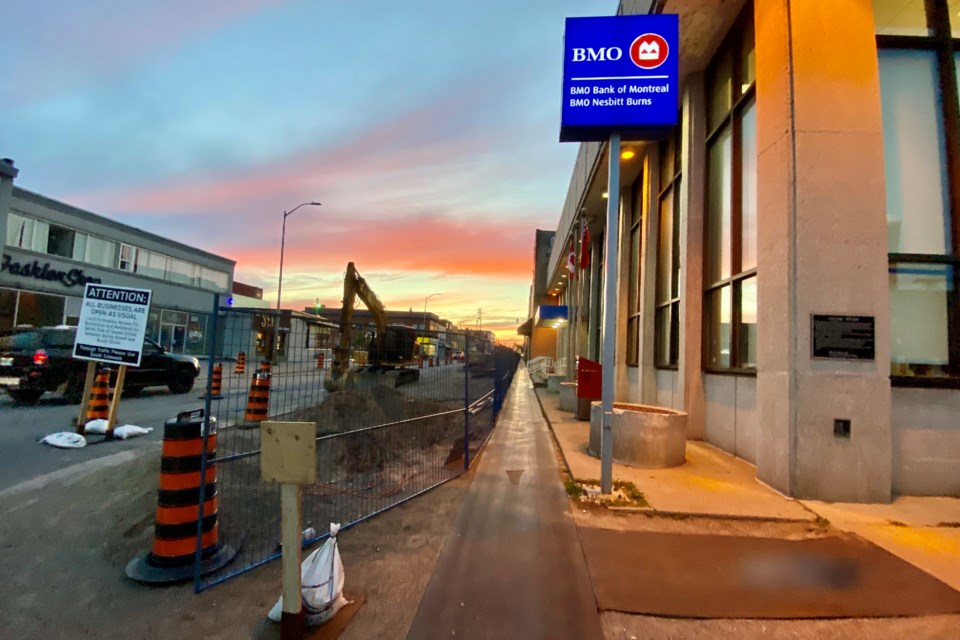 Queen Street East at Brock, as photographed on July 4, 2024