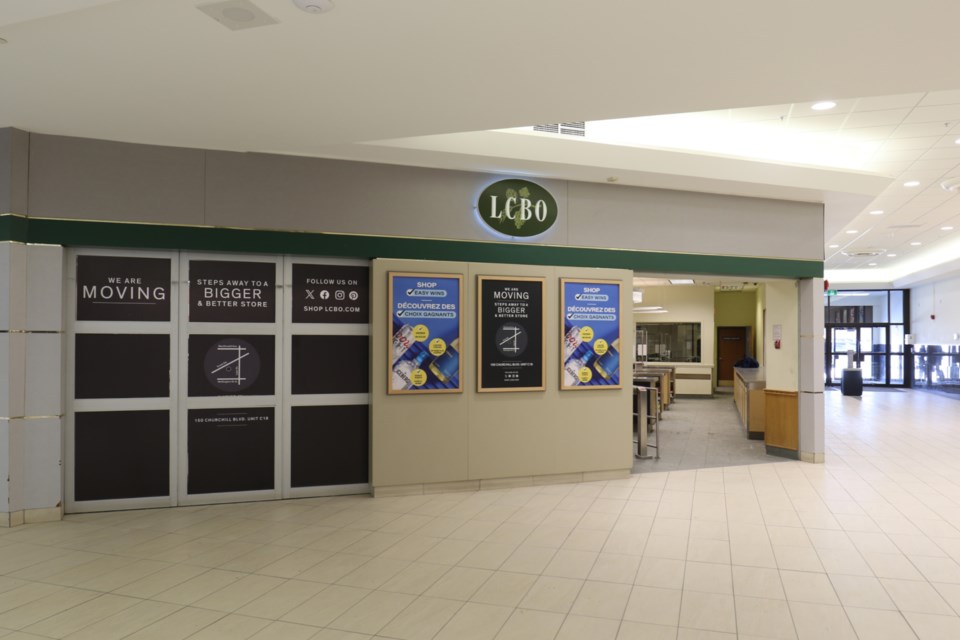 The LCBO location at the Station Mall will permanently close this Sunday at 5 p.m.