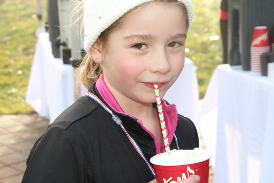 Participants enjoyed the outdoors and cocoa in Bellevue Park in the Cocoa 5K and Marshmallow Mile, an ARCH fundraiser, Nov. 5, 2016. Darren Taylor/SooToday