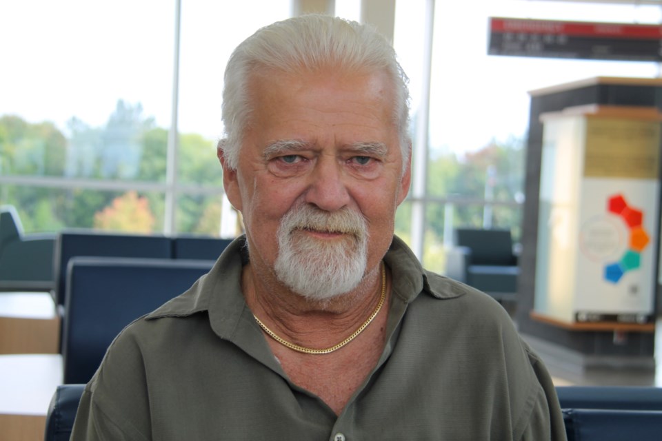 Local contractor Mike Moore, who undergoes dialysis three times a week and who will be participating in The Kidney Foundation of Canada’s annual Kidney Walk for the second consecutive year, pictured at Sault Area Hospital, Sept. 10, 2024.