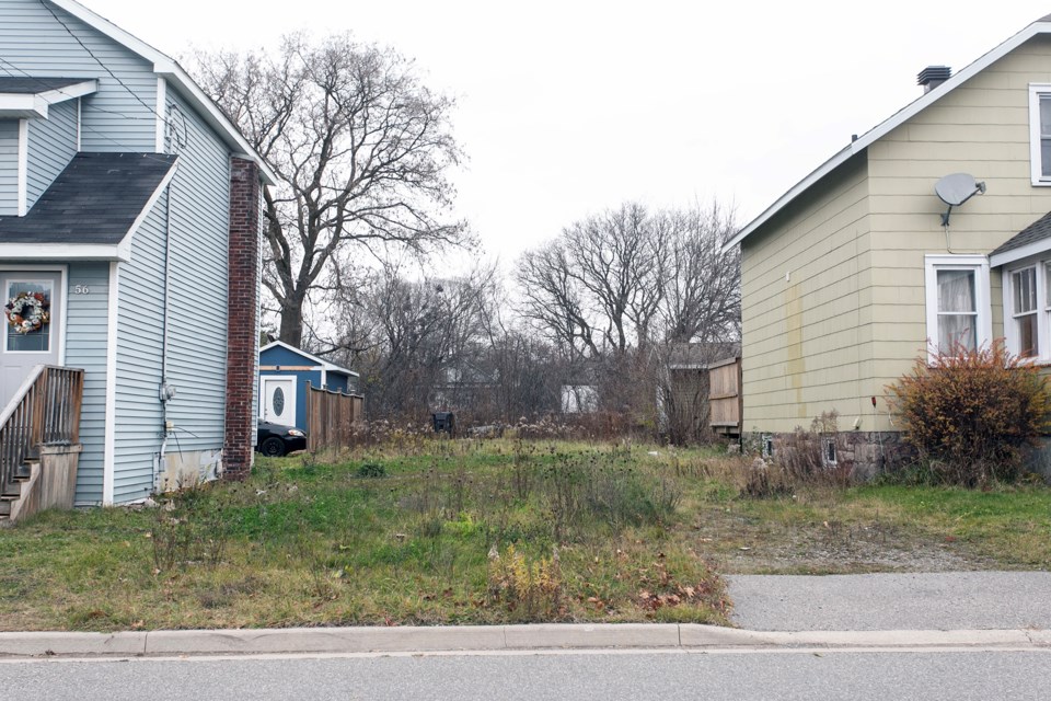 A currently vacant lot at 60 London St. will be sold to Habitat for Humanity for a future housing project.