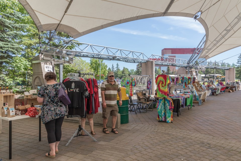 The Downtown Association's pop-up market. Violet Aubertin for SooToday