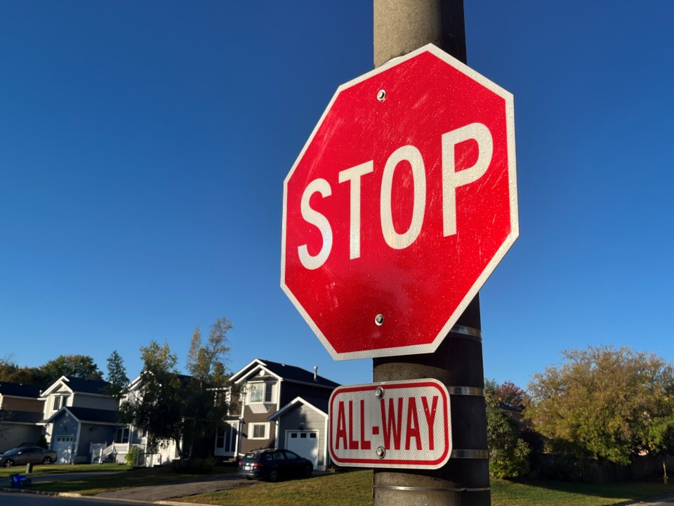 Four-way stop