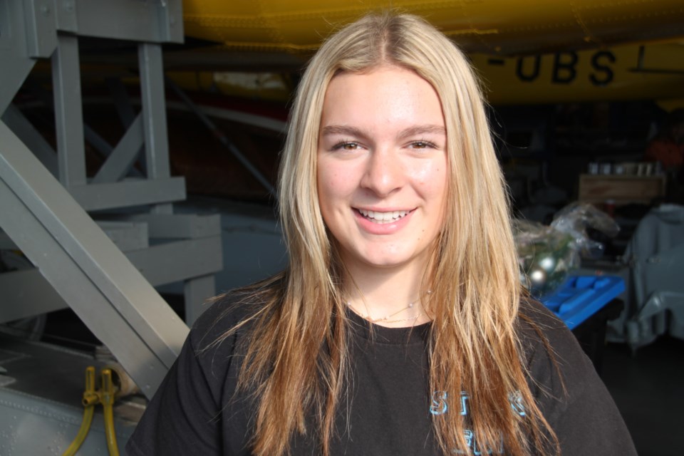 Emily Arbour, Stick 'Em owner and operator at the 11th Annual Holiday Gift & Craft Show at the Canadian Bushplane Heritage Centre, Nov. 2, 2024.