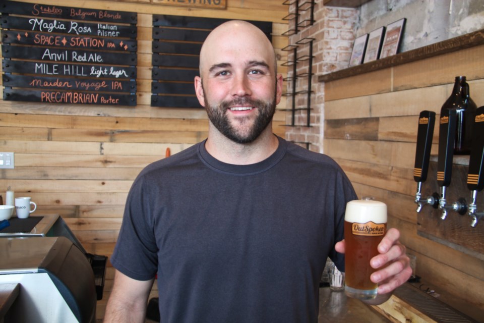 OutSpoken Brewing co-owner Kevin Rusnell, July 24, 2024.