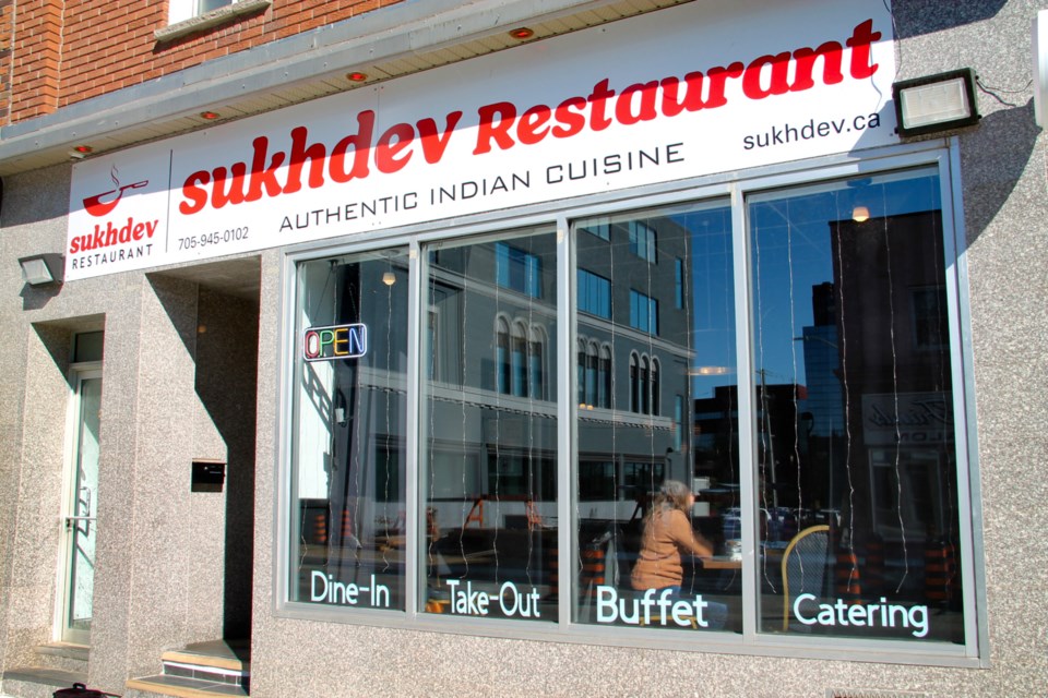 The Sault's  Sukhdev Restaurant location at 476 Queen St. E.