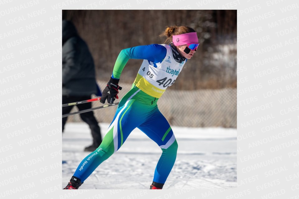 Sault cross-country skier Kate DeBeer