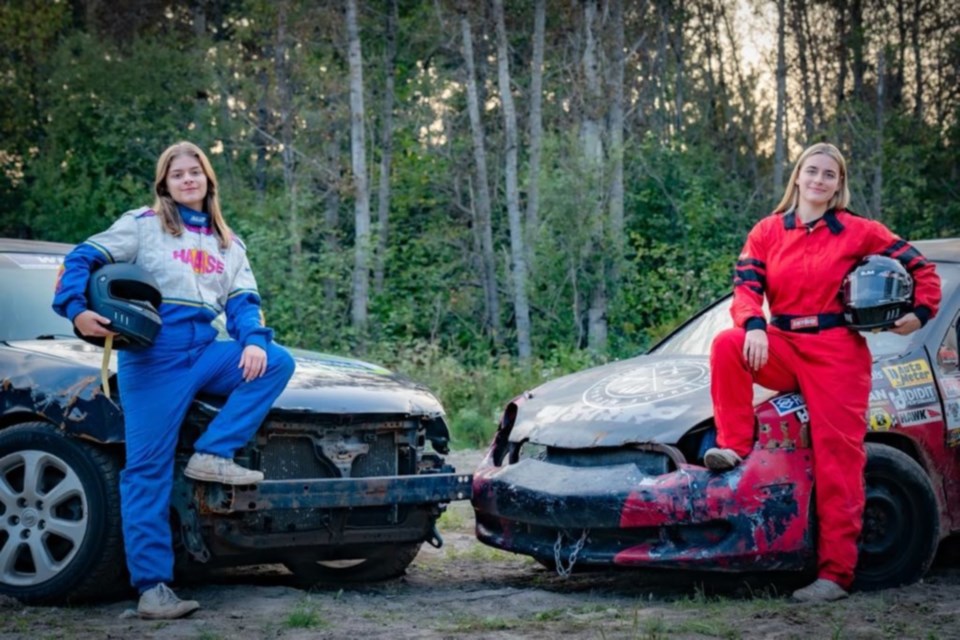 Sault auto racing sisters Madison and Kayleigh Tucker.