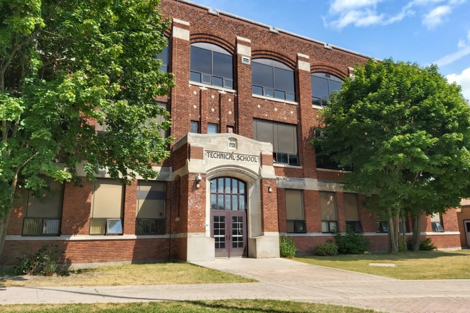 The Tech building at 130 Wellington Street East was originally Sault Technical and Commercial High School, then Lakeway Collegiate and Vocational School, and finally St. Mary's College