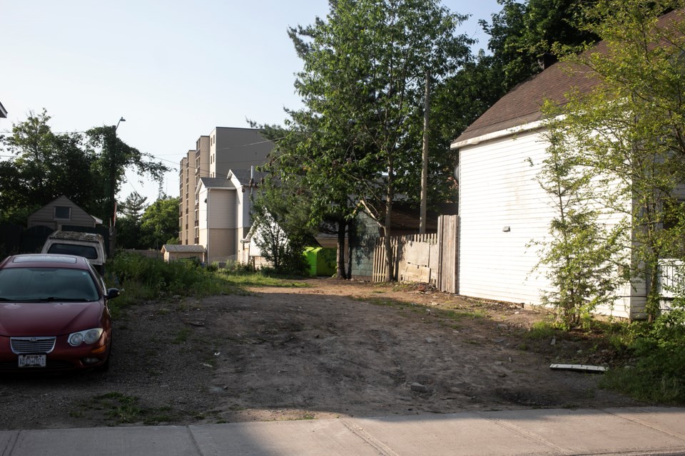 A vacant lot at 162 Dennis St. will be offered to Habitat for Humanity for $1 for possible future development.