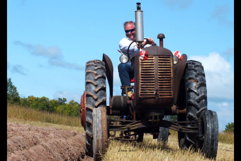 "I'm planning on coming back next year, I am going to have my own plot of land, and I am going to bring a tractor that I am going to prepare myself, and I'm going to crown my own land and finish my own land," says Algoma-Manitoulin MPP Mike Mantha. Donna Schell for SooToday