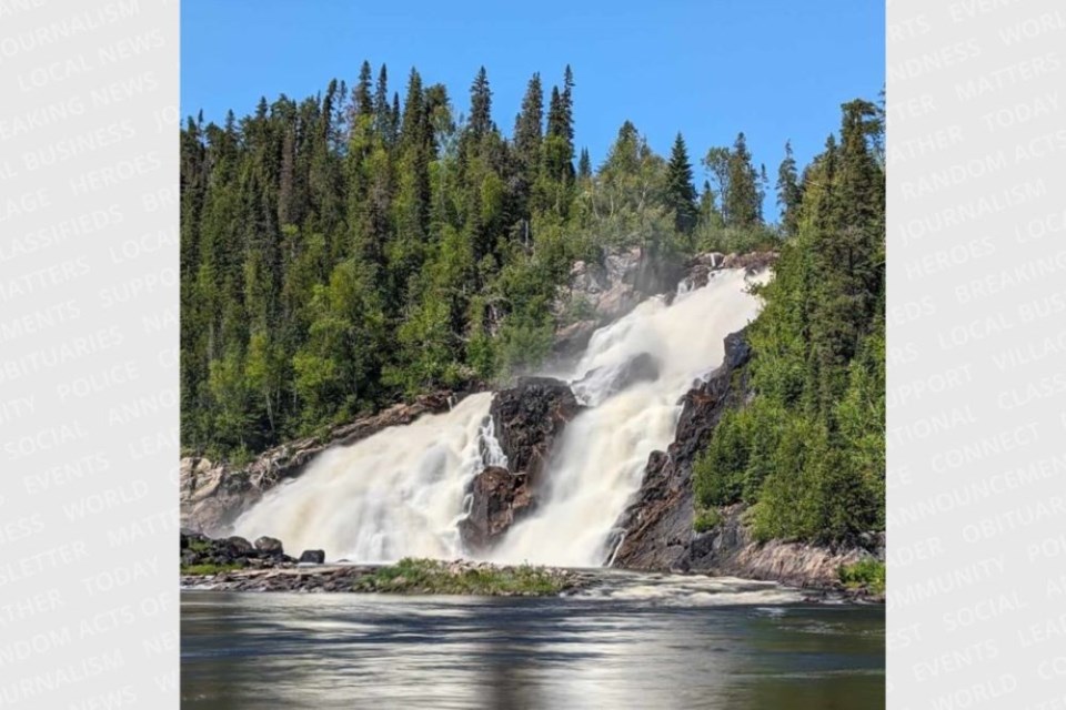 High Falls near enough to  Caramat-Longlac was one of those magnificent waterfall surprises.