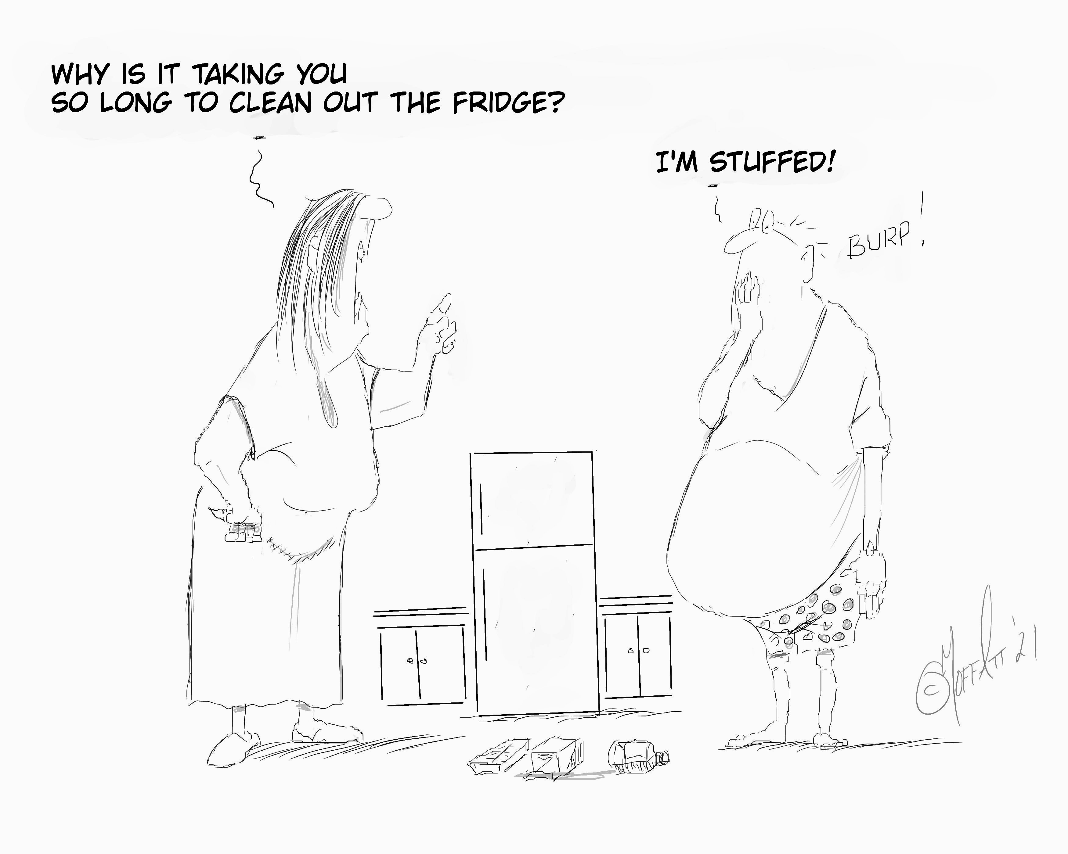 funny cleaning cartoon