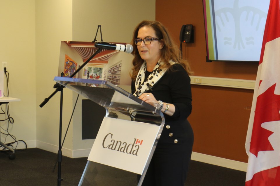 Mental Health and Addictions Minister Ya’ara Saks announced $5 million in funding for the Makwa Waakaa’igan project at Algoma University Monday. 