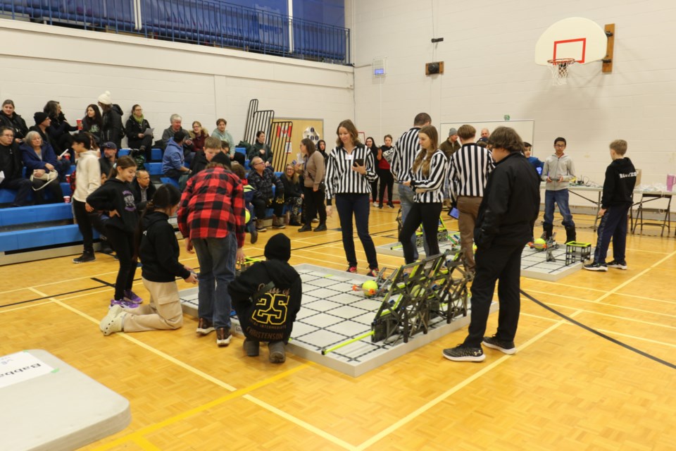 Nearly 30 teams from elementary schools in the Algoma District took part in the Vex IQ Rapid Relay competition at Boreal French Immersion School Saturday. 