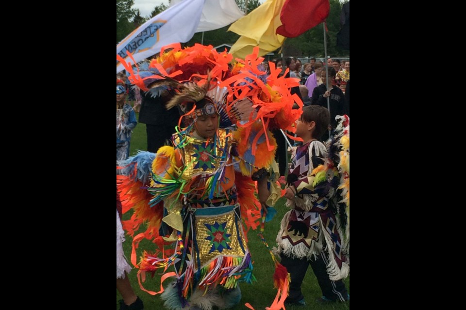 White Pines hosted 450 elementary students to a day of learning about Aboriginal culture through student led workshops. Photo provided