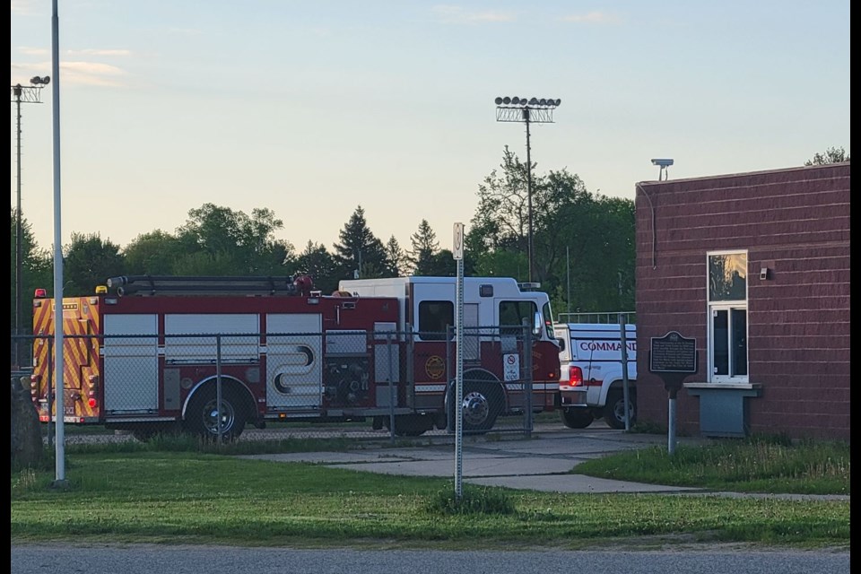 Sault Ste. Marie Fire Services responded to a reported chemical leak at The John Rhodes Arena at approximately 6 a.m. this morning.