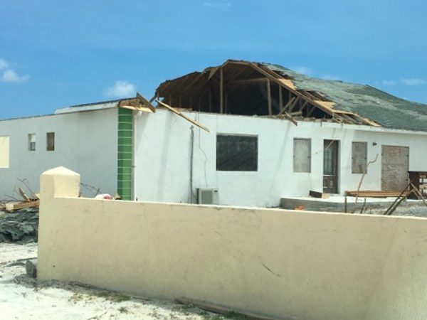 Damage left by Hurricane Irma in the Caribbean’s Turks and Caicos Islands. Relief workers, including workers from Algoma Power, are labouring to restore electricity to the islands. Photo supplied by FortisOntario.