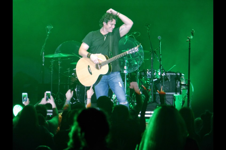 Country artist Joe Nichols entertains fans at Essar Centre. Mike Purvis/SooToday