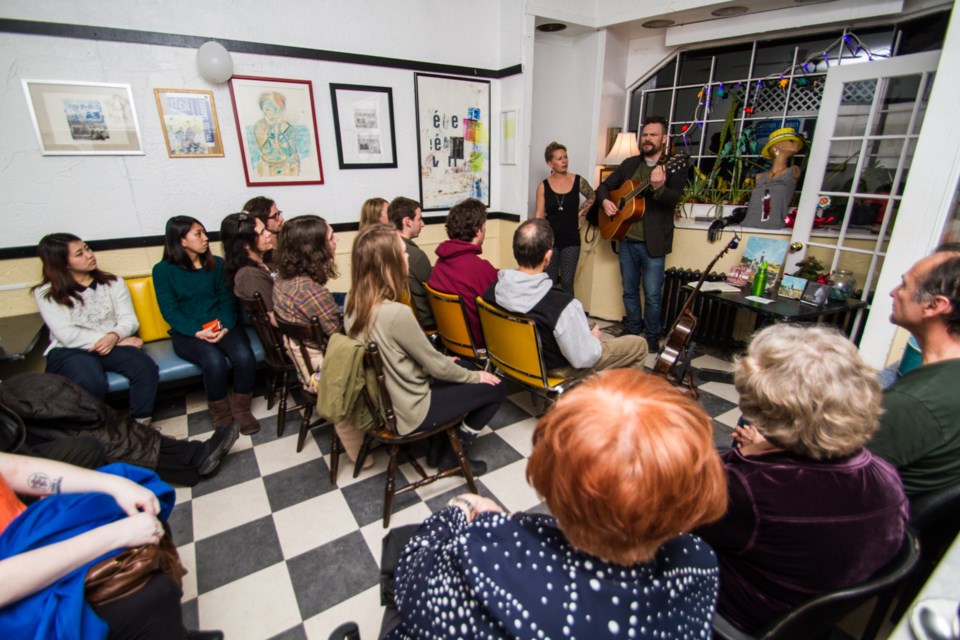 The Crackling performed at the Gore Street Cafe on Tuesday, March 8, 2016 as part of the Fishbowl Festival. Donna Hopper/SooToday