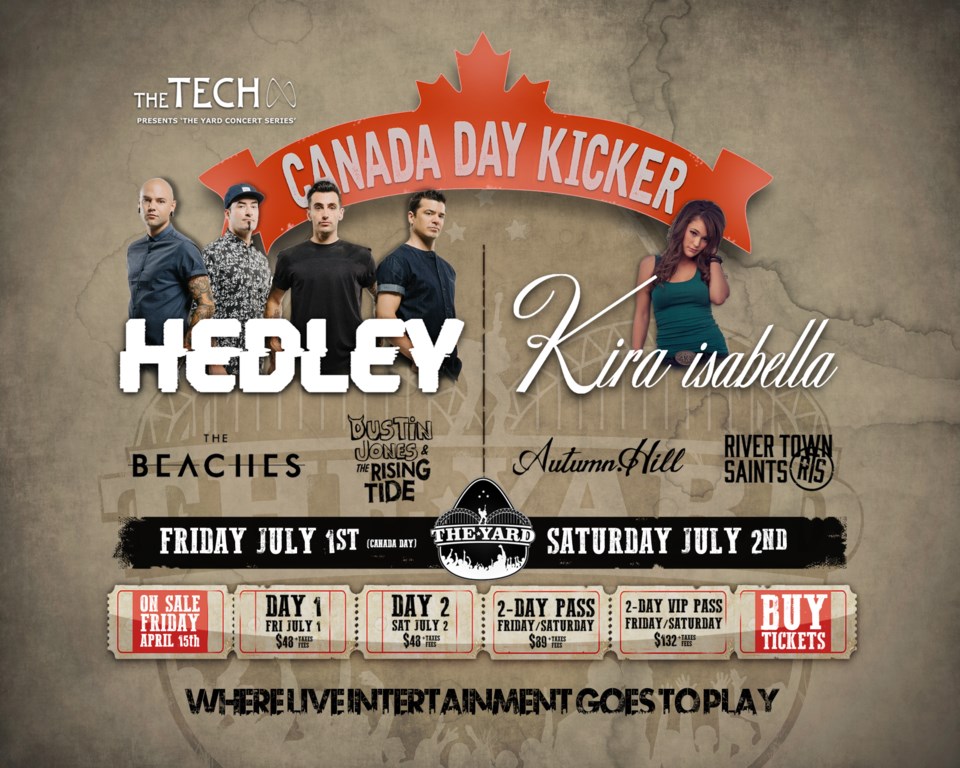 CanadaDay Hedley Show