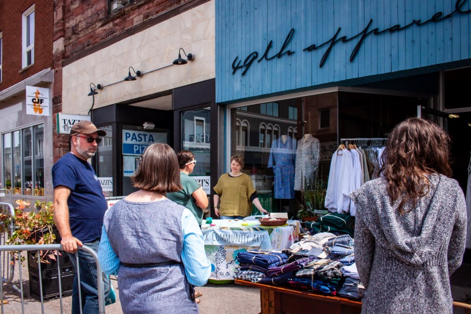 Previous Sidewalk Sale event. 