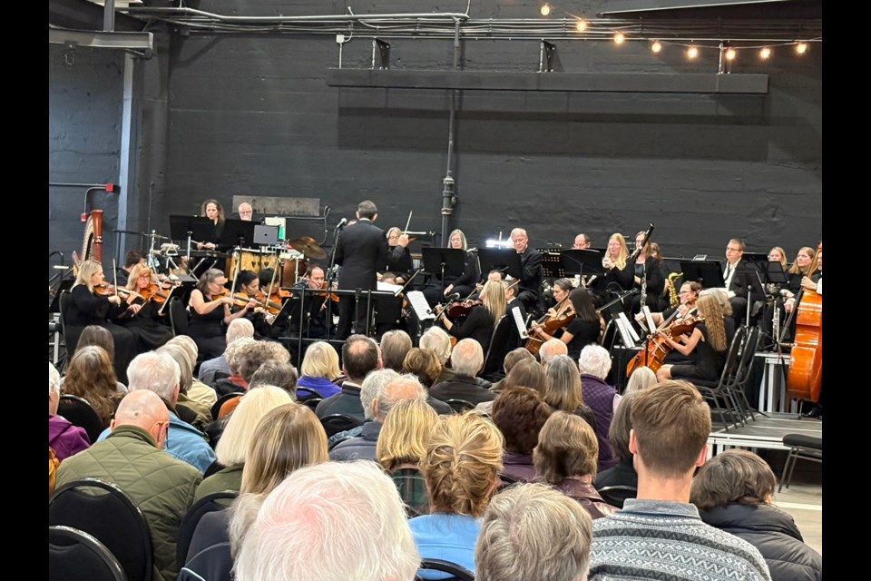 The Sault Symphony Orchestra held its season opener on Sunday at the Machine Shop in front of a large crowd