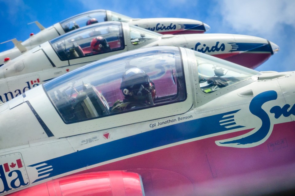 The air display will be focused over the St. Marys River on the Sault, Ont., side between the International Bridge and Topsail Island and above the downtown core