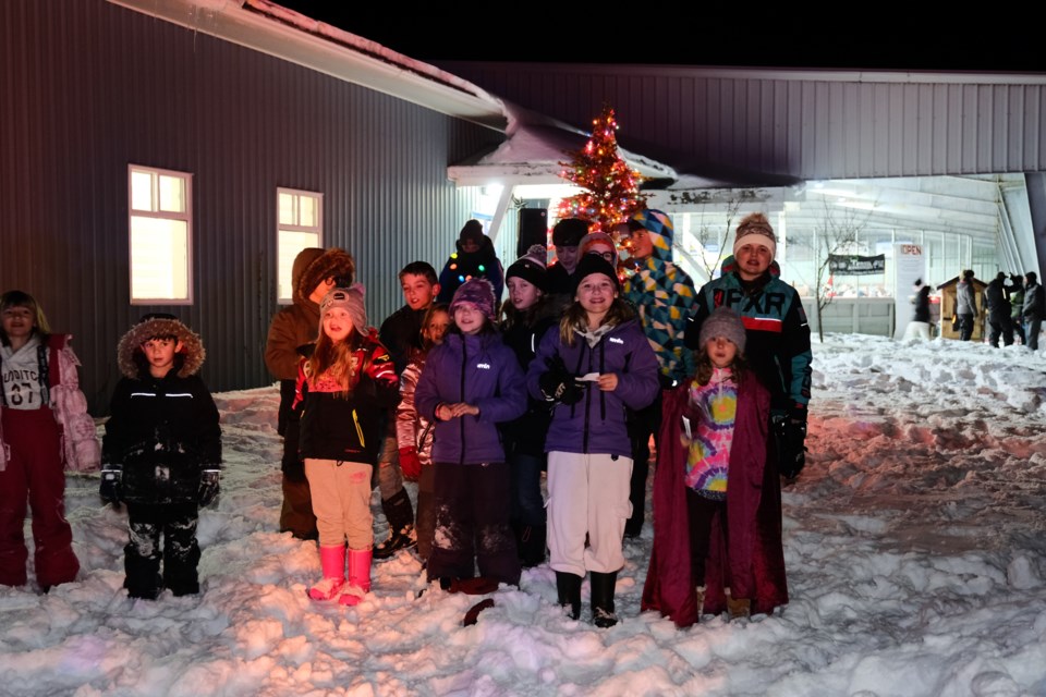 The annual Goulais River Community Christmas Bonfire took place Friday, December 1