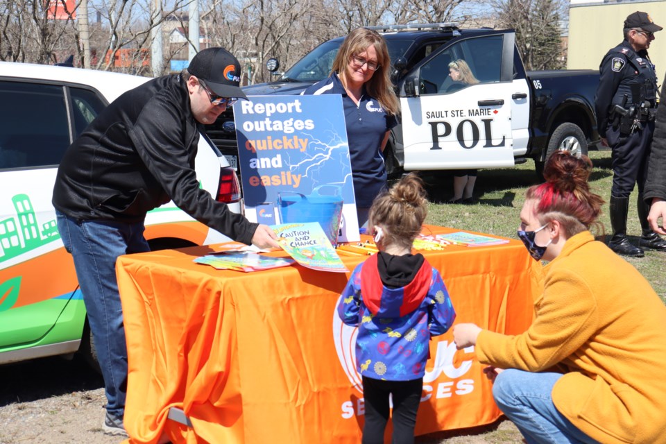 Locals gathered at the Mill Market to learn about how to be prepared in an emergency.