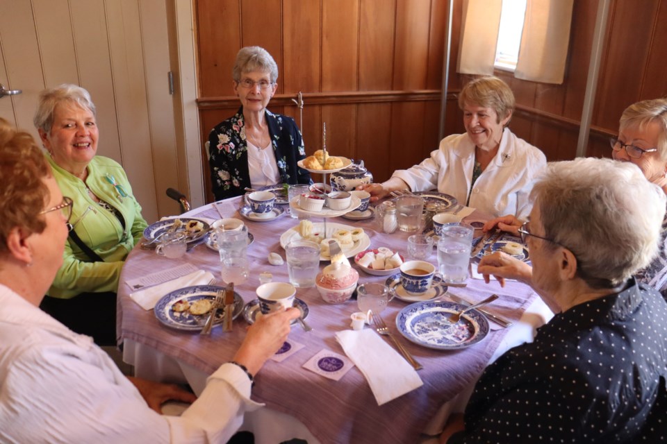 Tea lovers enjoyed a savoury and fragrant Sunday afternoon at the Lilac and Lavender Festival inside the Old Stone House.