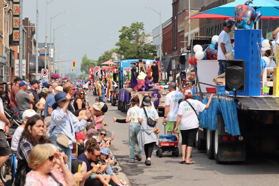 The 100th annual Rotary Community Day Parade brought thousands together along Queen Street on July15, 2023.