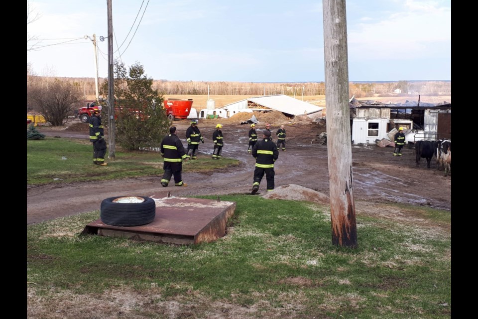 Family Dairy Barn Burns To Ground In Laird Township 2 Photos