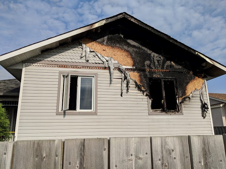 The scene of a house fire on East Champagne Drive on Friday, August 24, 2018. Darren Taylor/SooToday