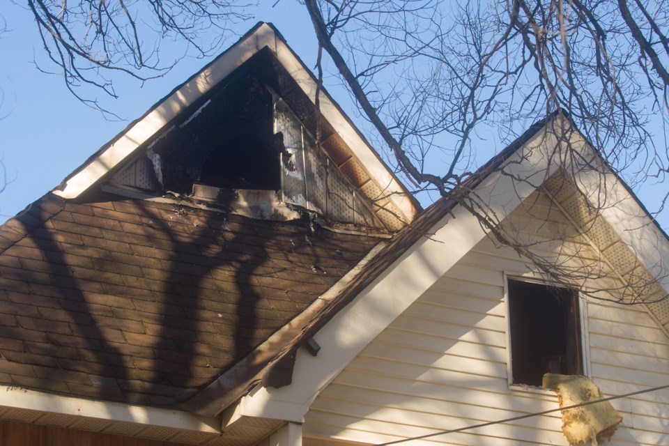 A fire that occurred on Sunday, Feb. 4, 2024 damaged a home on Trelawne Avenue