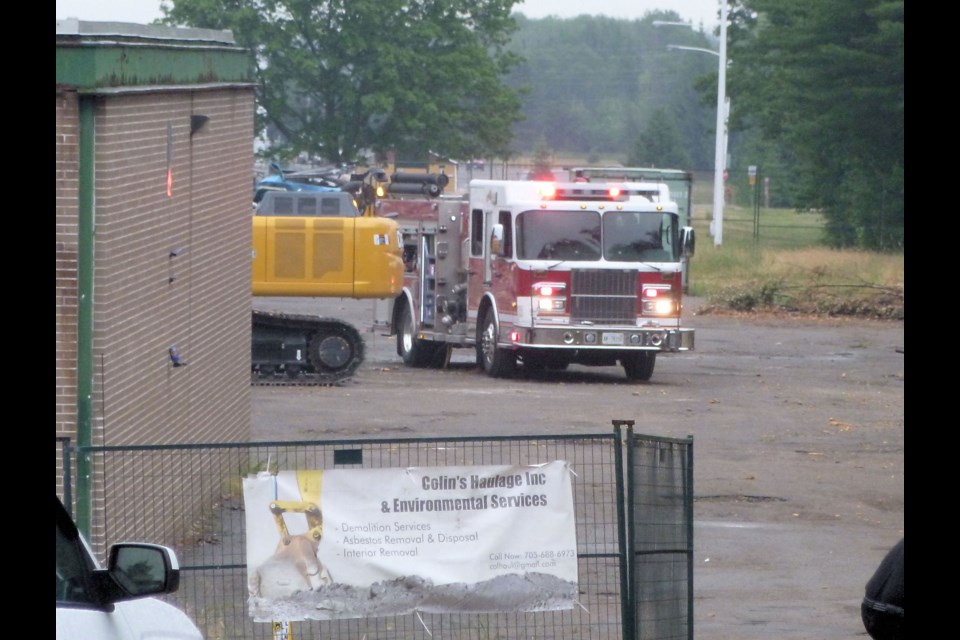 Firefighters responded to the former Sir James Dunn on July 6, 2016. Reader photo. 